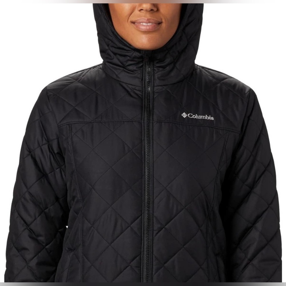 Columbia Copper Crest Hooded Jacket, Womens S Fleece Line, Quilted
